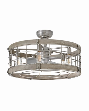 Bryce 27" LED Fandelier Brushed Nickel Fandeliers FANS on sale now
