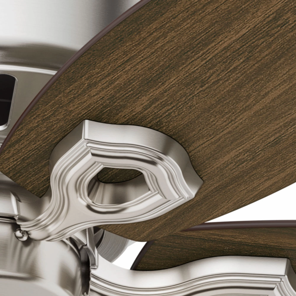 Builder 42"Ceiling Fan Brushed Nickel Huggers flush mount fans deals