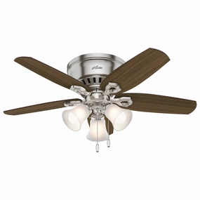 Builder 42"Ceiling Fan Brushed Nickel Huggers FANS cheap deals