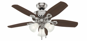 Builder 42"Ceiling Fan Brushed Nickel Small Fans FANS special offer