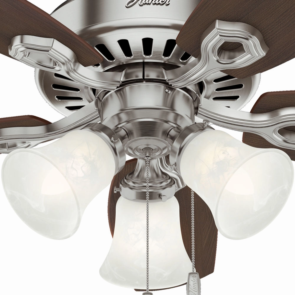 Builder 42"Ceiling Fan Brushed Nickel Small Room Fans sale