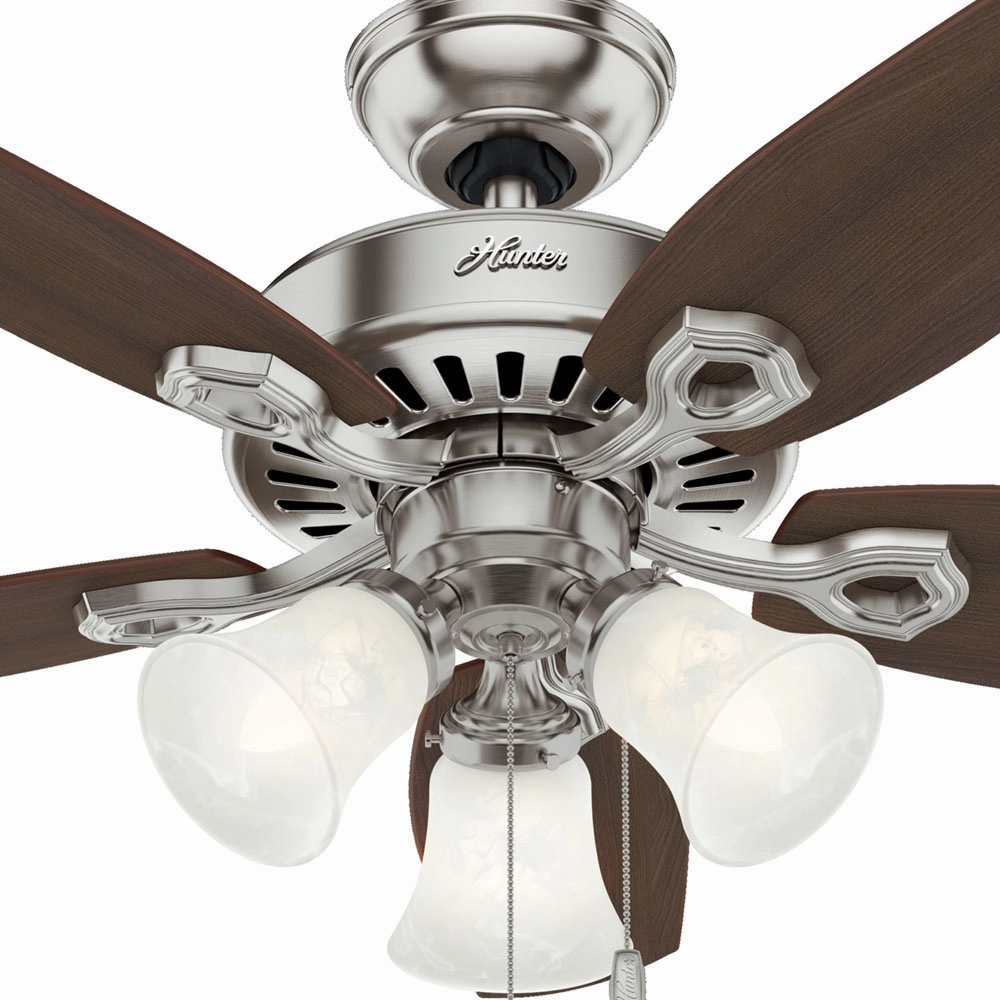 Builder 42"Ceiling Fan Brushed Nickel Small Room Fans sale