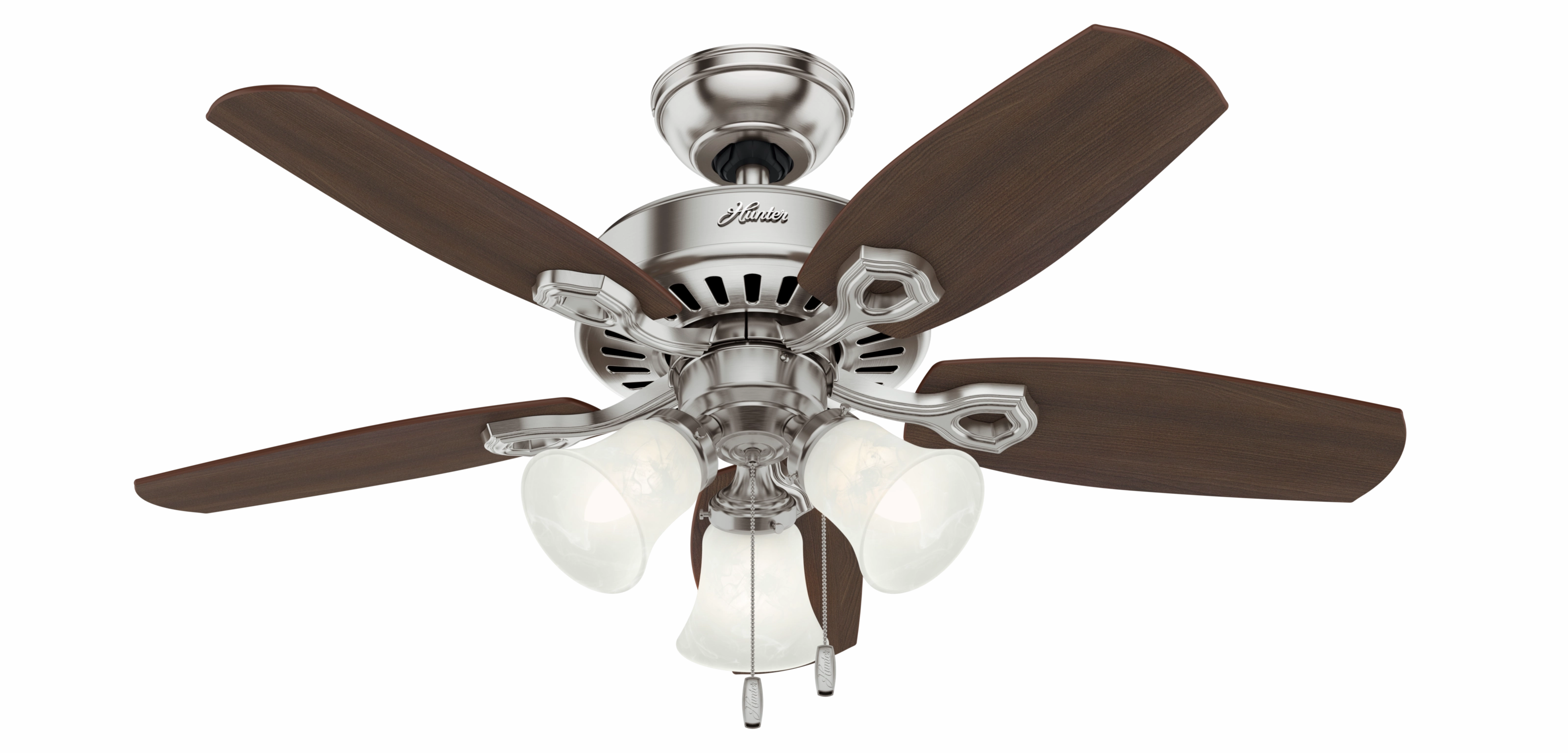 Builder 42"Ceiling Fan Brushed Nickel Small Room Fans sale