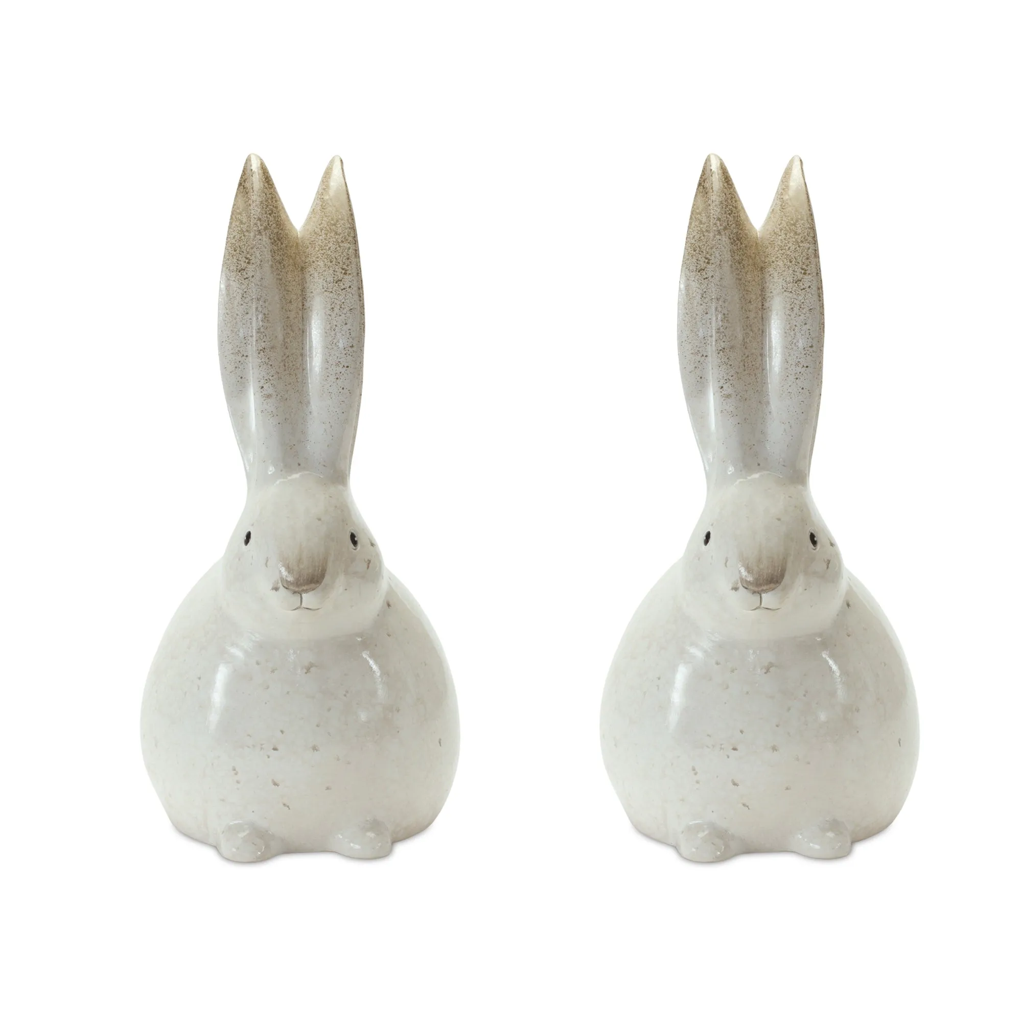 Bunny (Set of 2) 11.75"H Terra Cotta Decorative Accessories last chance deals