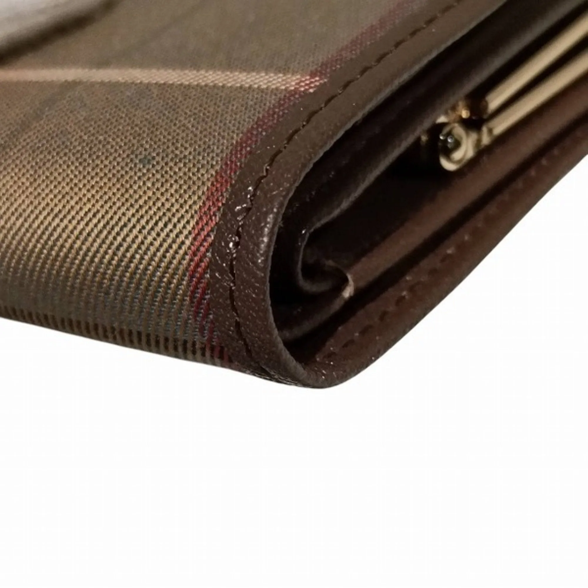 Burberry Canvas Leather Wallet (Bi-Fold) (Pre-Owned)