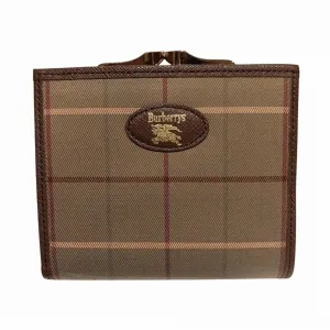 Burberry Canvas Leather Wallet (Bi-Fold) (Pre-Owned)