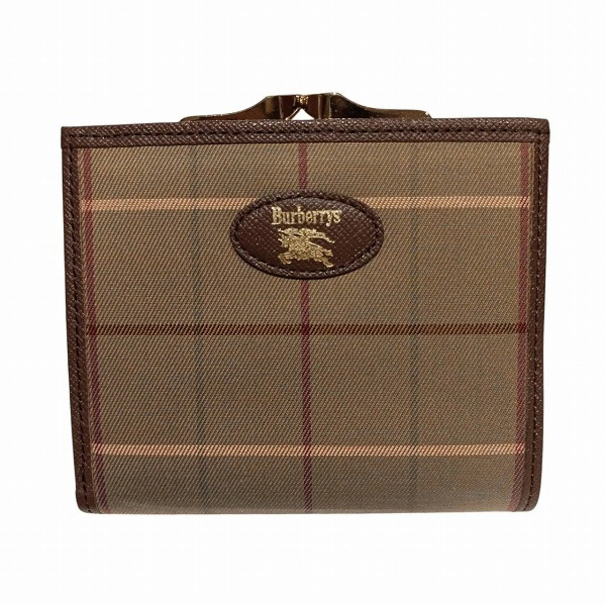 Burberry Canvas Leather Wallet (Bi-Fold) (Pre-Owned)