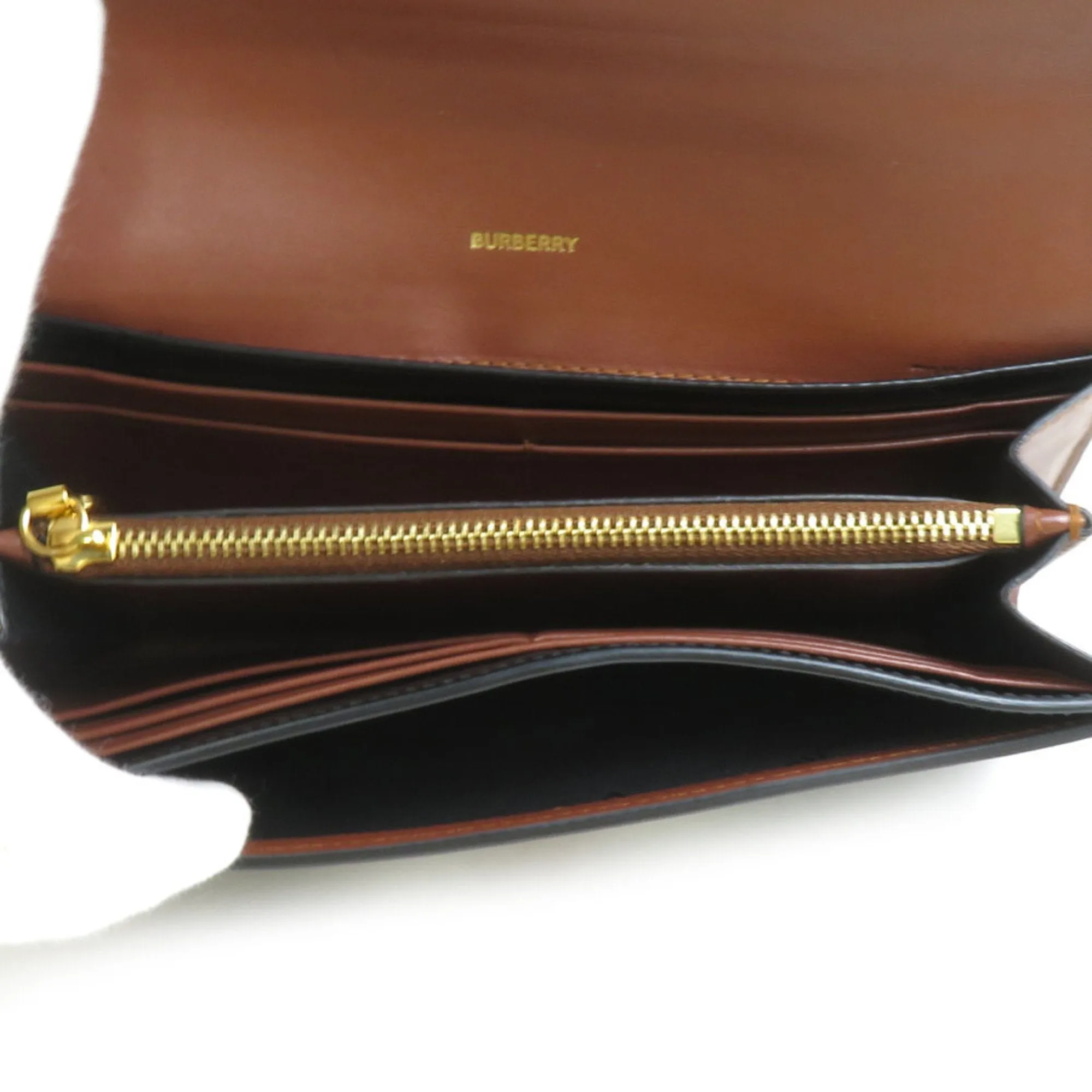 Burberry  Coated Canvas Long Wallet (Bi-Fold) (Pre-Owned)