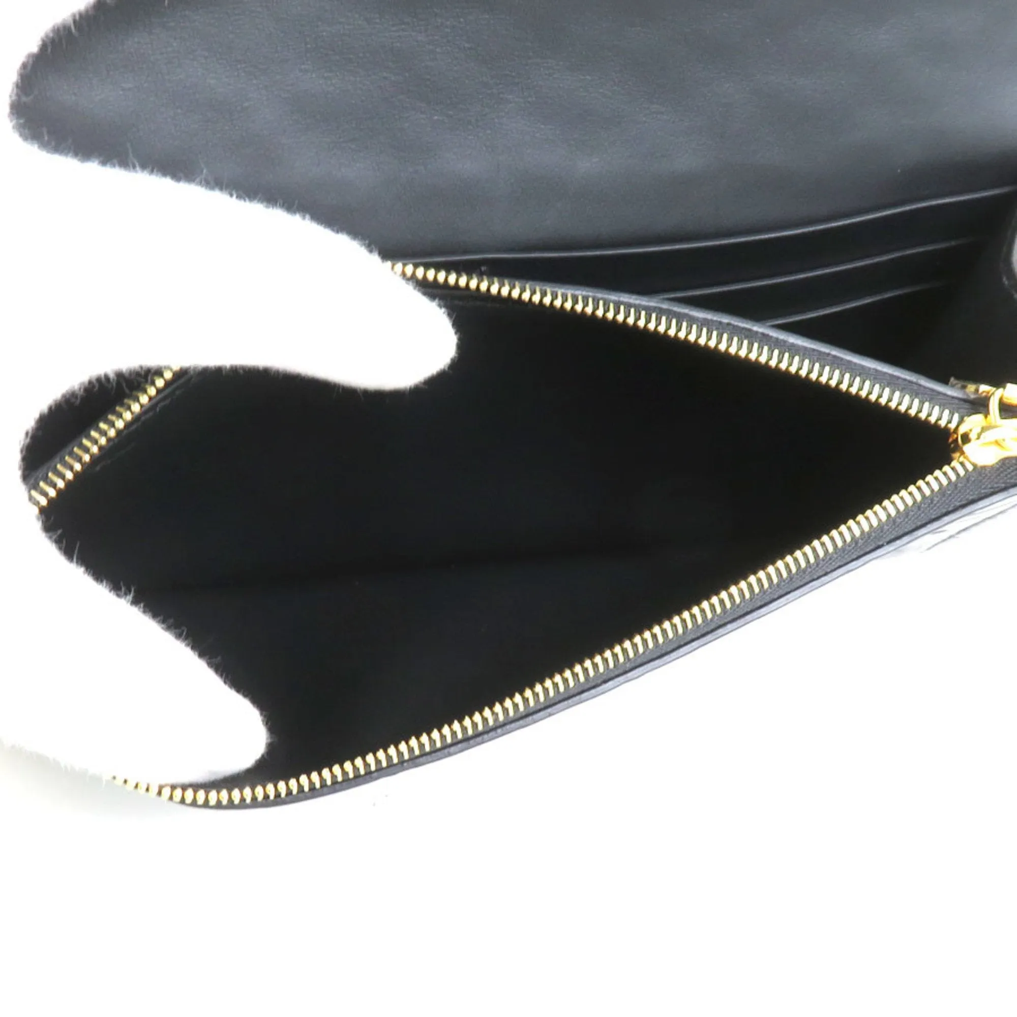 Burberry Leather Long Wallet (Bi-Fold) (Pre-Owned)