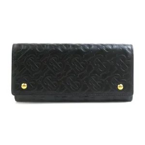 Burberry Leather Long Wallet (Bi-Fold) (Pre-Owned)