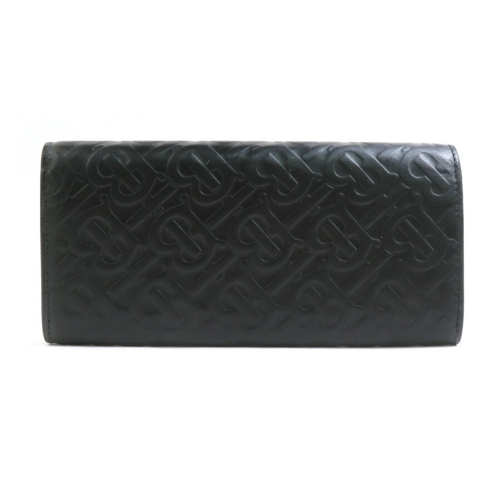 Burberry Leather Long Wallet (Bi-Fold) (Pre-Owned)