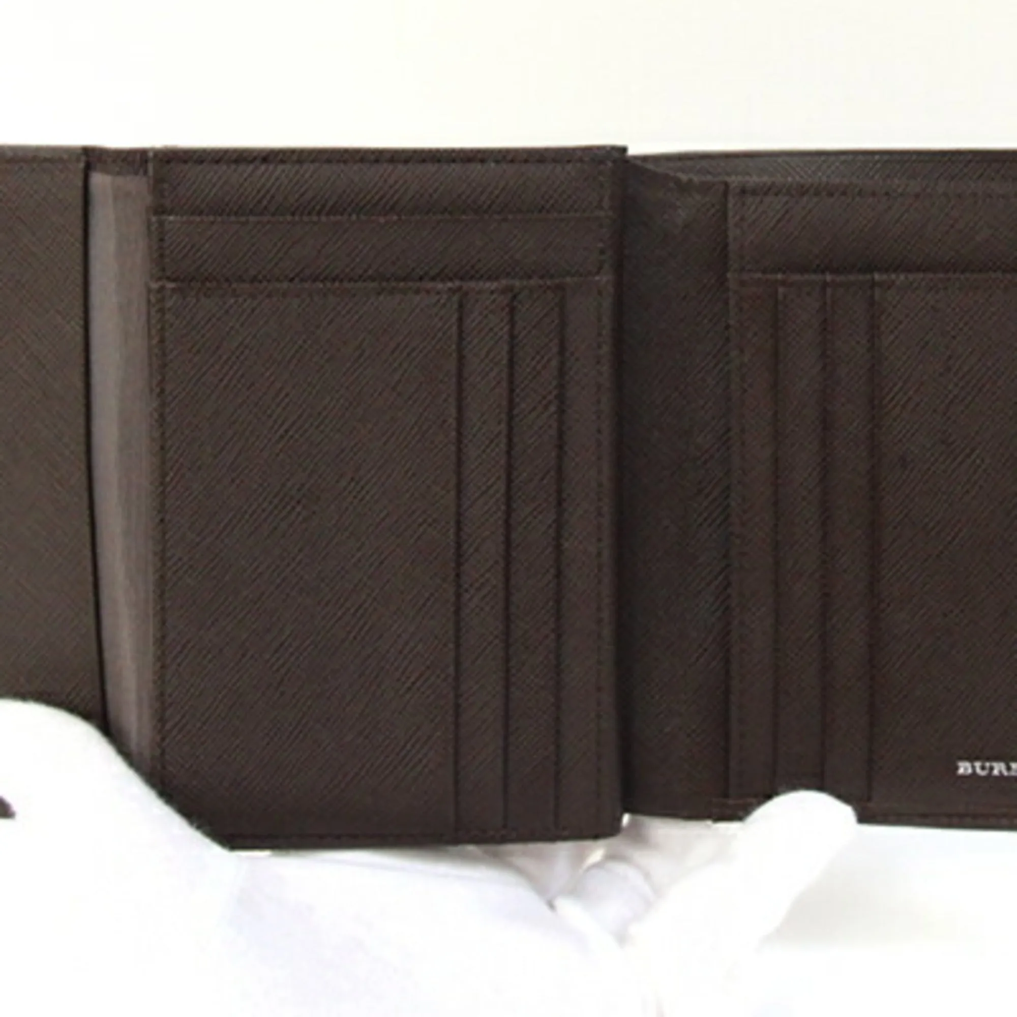 Burberry Leather Wallet (Tri-Fold) (Pre-Owned)