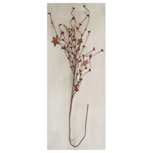 Burgundy Pip & Star Spray 24" Affordable Holiday Accessories