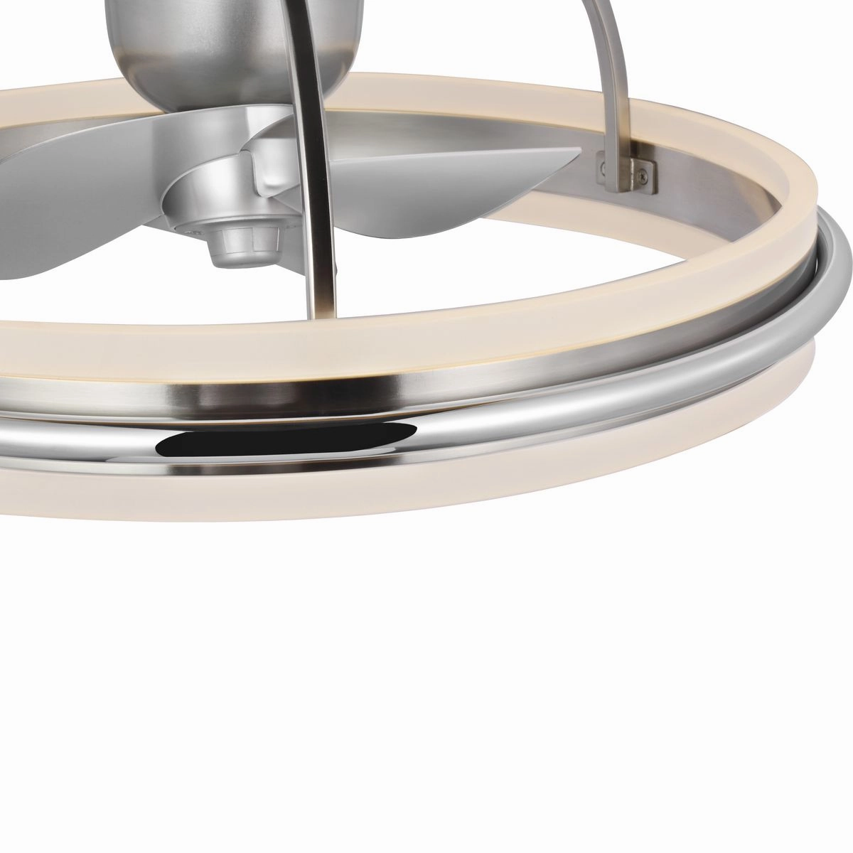 Burnett Ceiling Fan Brushed Nickel Fandeliers at discount prices