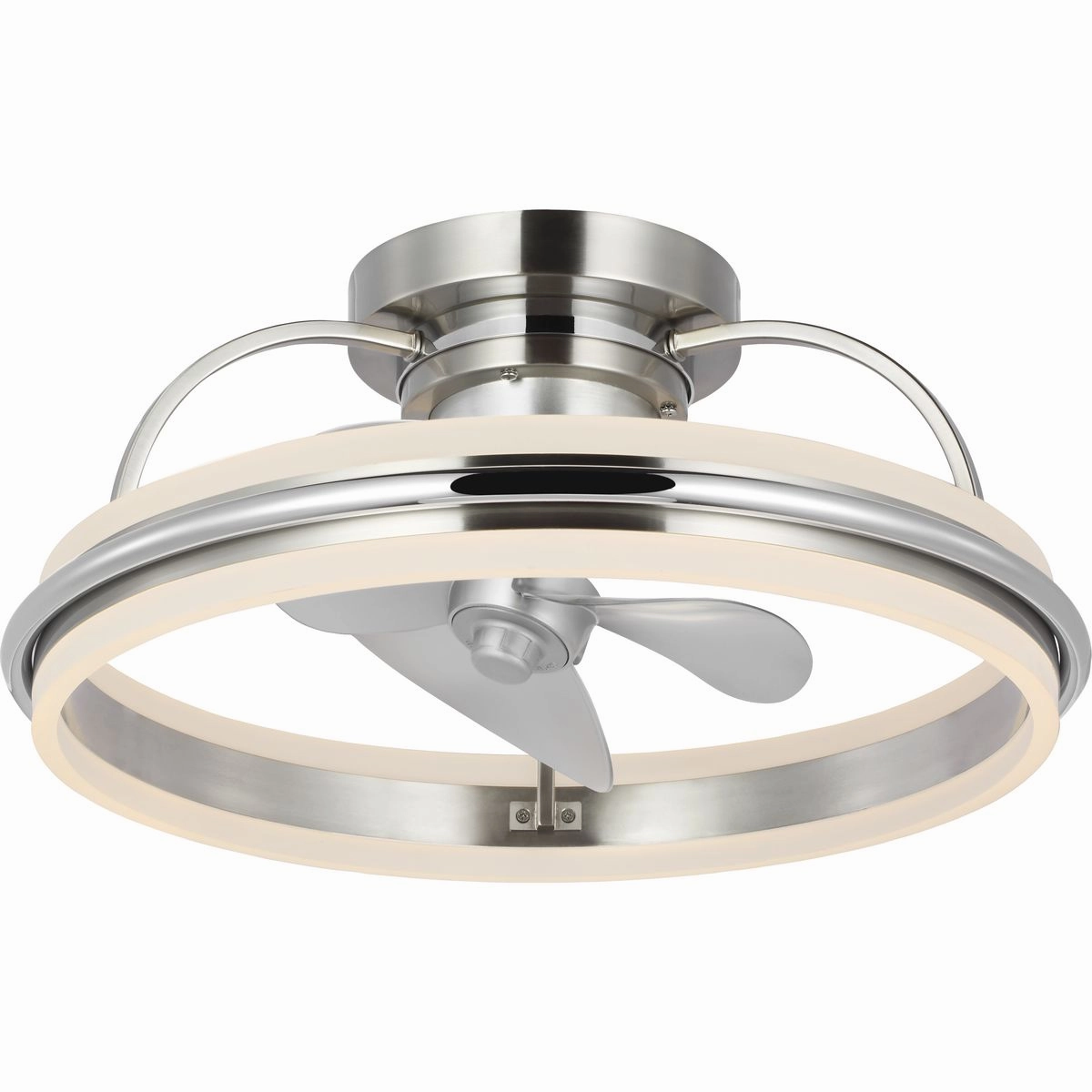 Burnett Ceiling Fan Brushed Nickel Fandeliers at discount prices