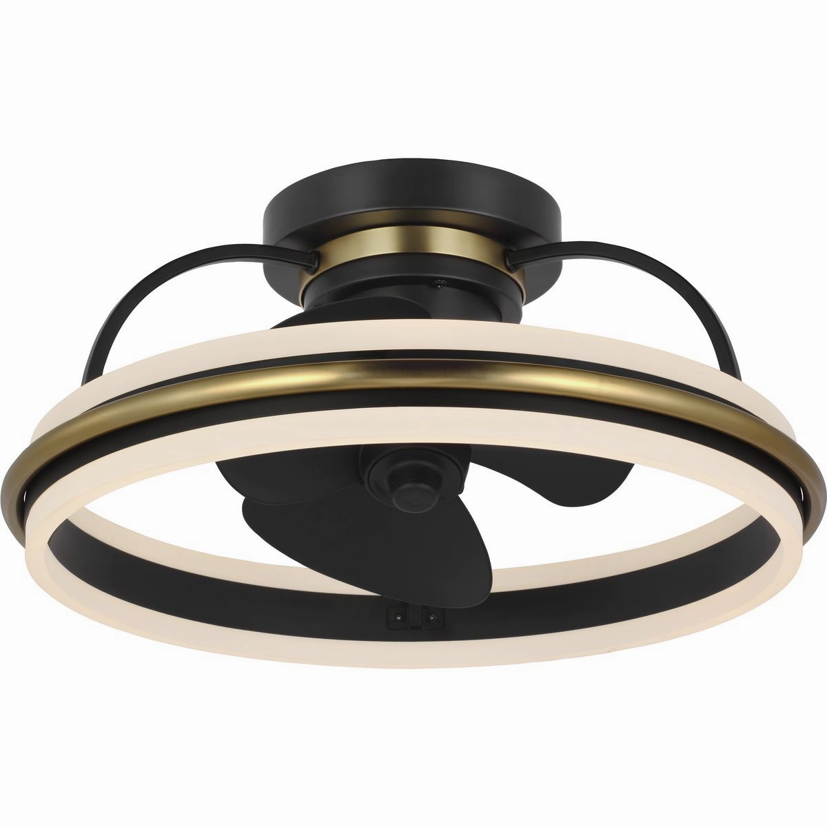Burnett Ceiling Fan Matte Black Fandeliers at discount prices