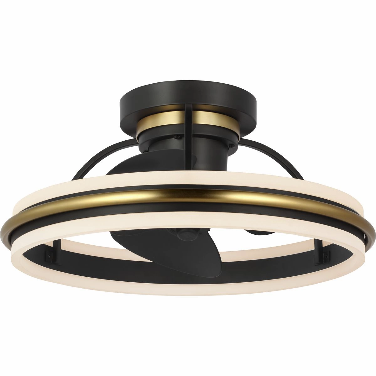 Burnett Ceiling Fan Matte Black Fandeliers at discount prices
