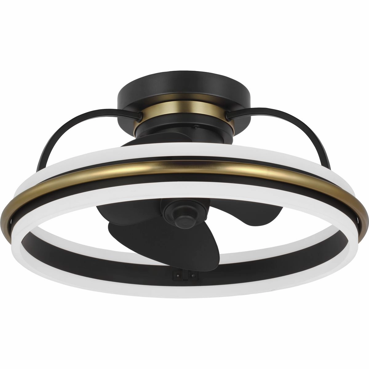 Burnett Ceiling Fan Matte Black Fandeliers at discount prices