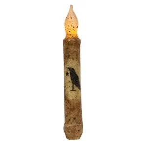 Burnt Mustard Crow Timer Taper Affordable Holiday Accessories