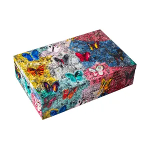 Butterflies Lacquer Box Jewelry Trays Organizer Pack