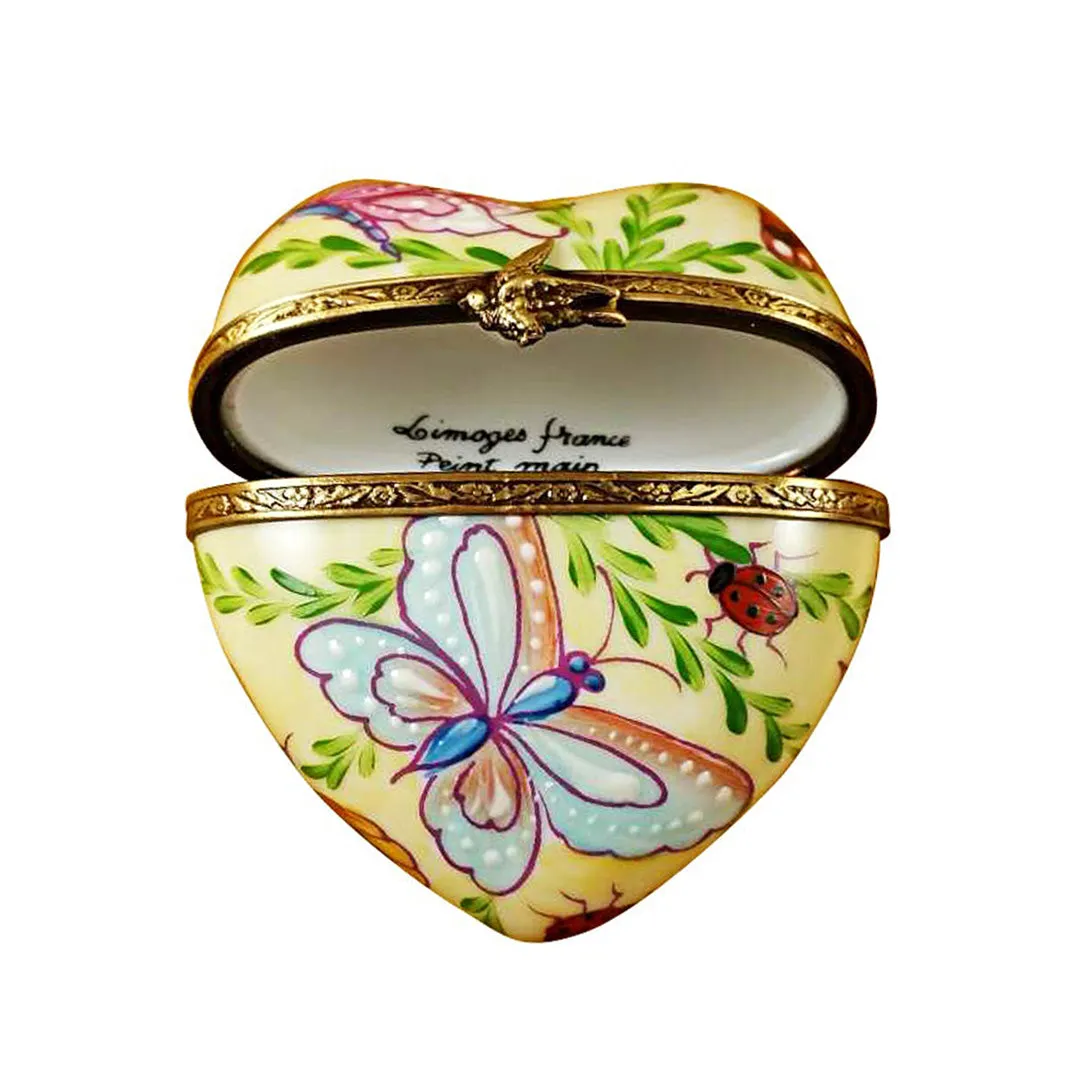 Butterfly Heart Limoges Limoges Boxes collectors shop