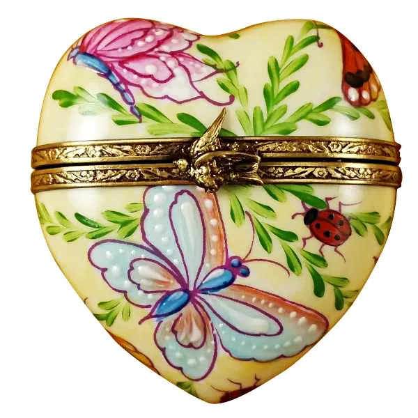 Butterfly Heart Limoges Limoges Boxes collectors shop