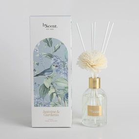 By Scent Botanicals Jasmine & Gardenia Diffuser With Flower 200ml Neobee Home Fragrance discount