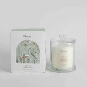 By Scent Botanicals Jasmine & Magnolia 400G Soy Candle Neobee Home Fragrance discount