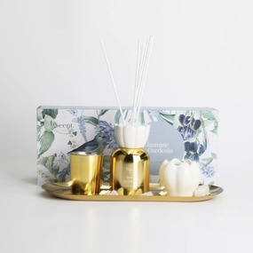 By Scent Jasmine & Gardenia Candle & Diffuser Set Neobee Home Fragrance discount