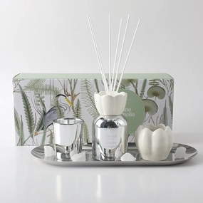 By Scent Jasmine & Magnolia Candle & Diffuser Set Neobee Home Fragrance discount