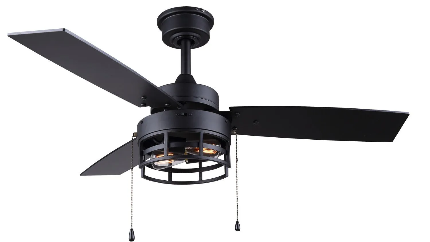 Canarm Attley CF42ATT3BK Ceiling Fan - Black Flushmount Fans low price