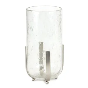 Candle Holder or Vase 6.25"D x 12.5"H Iron/Glass Decorative Accessories last chance deals