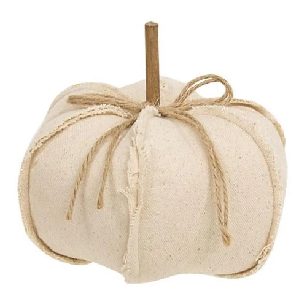Canvas Stuffed Pumpkin 6.5" Festive Decor online outlet