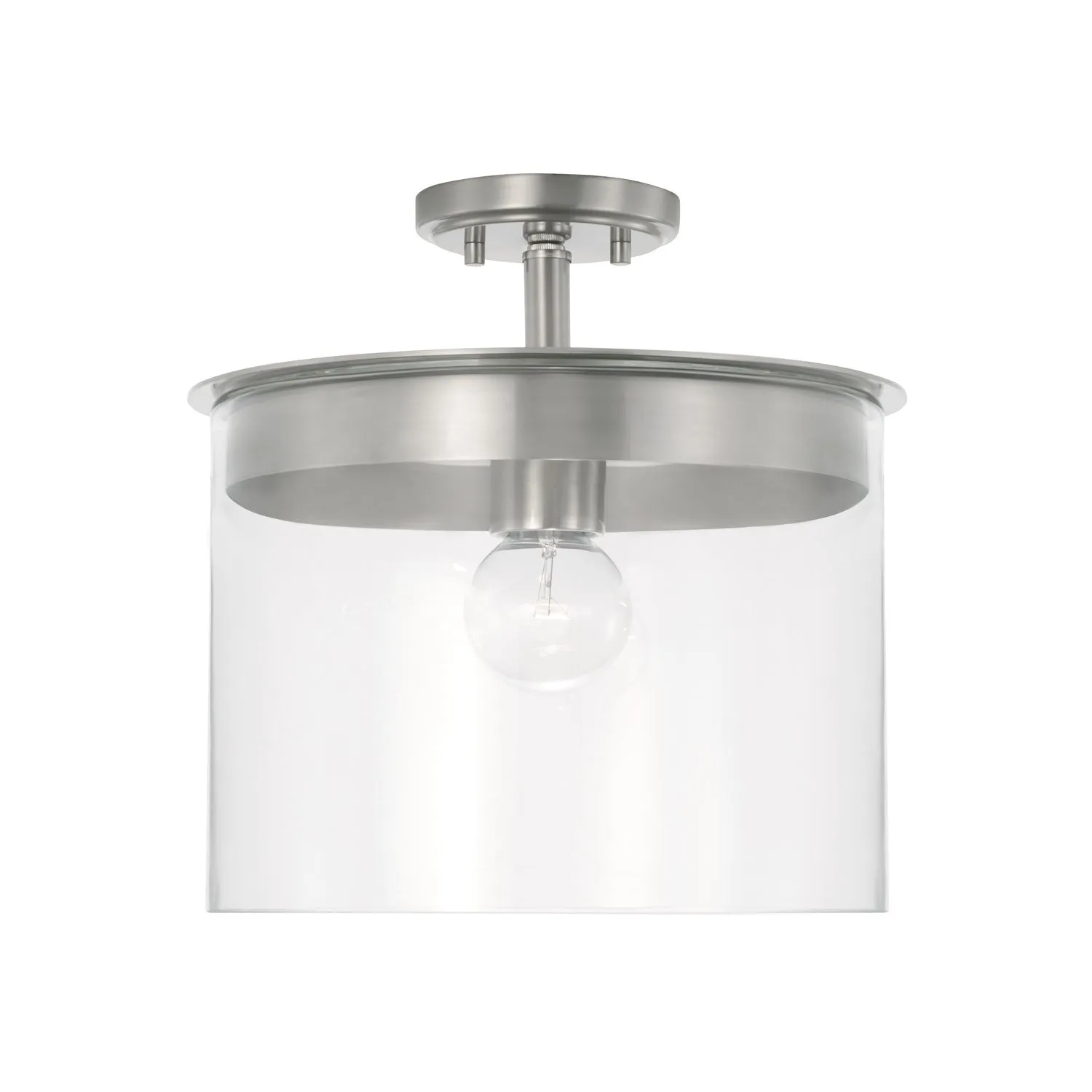 Capital Lighting One Light Semi-Flush Mount Cheap Low Ceiling Lighting
