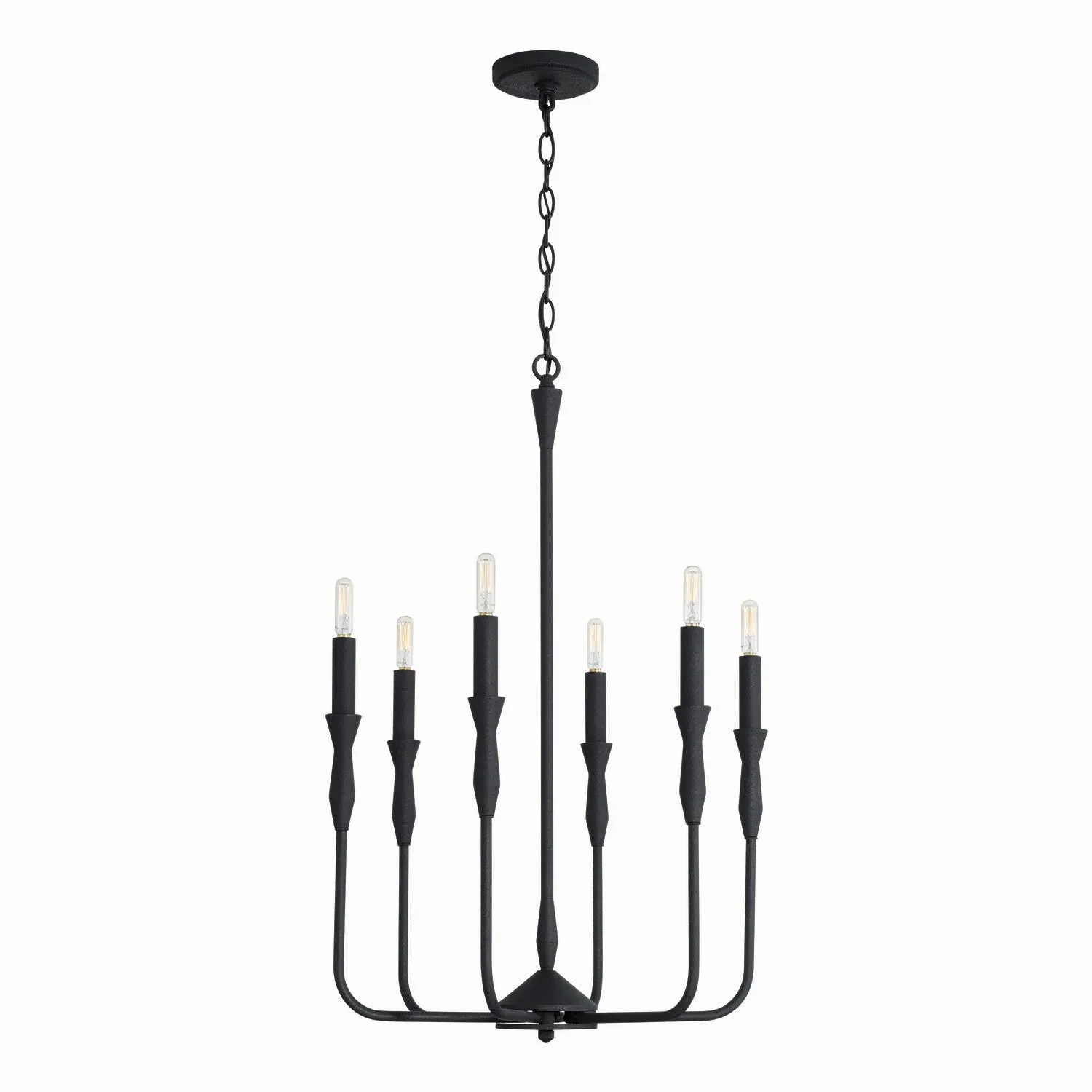 Capital Paloma 450361XK Chandelier Light - Textured Black Unique Chandeliers budget price