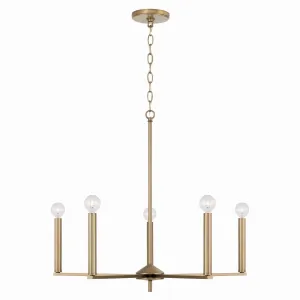 Capital Portman 448651AD Chandelier Light - Aged Brass Chandeliers Lighting online store