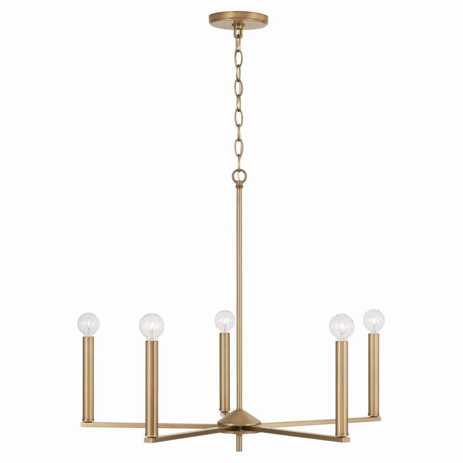 Capital Portman 448651AD Chandelier Light - Aged Brass Unique Chandeliers budget price