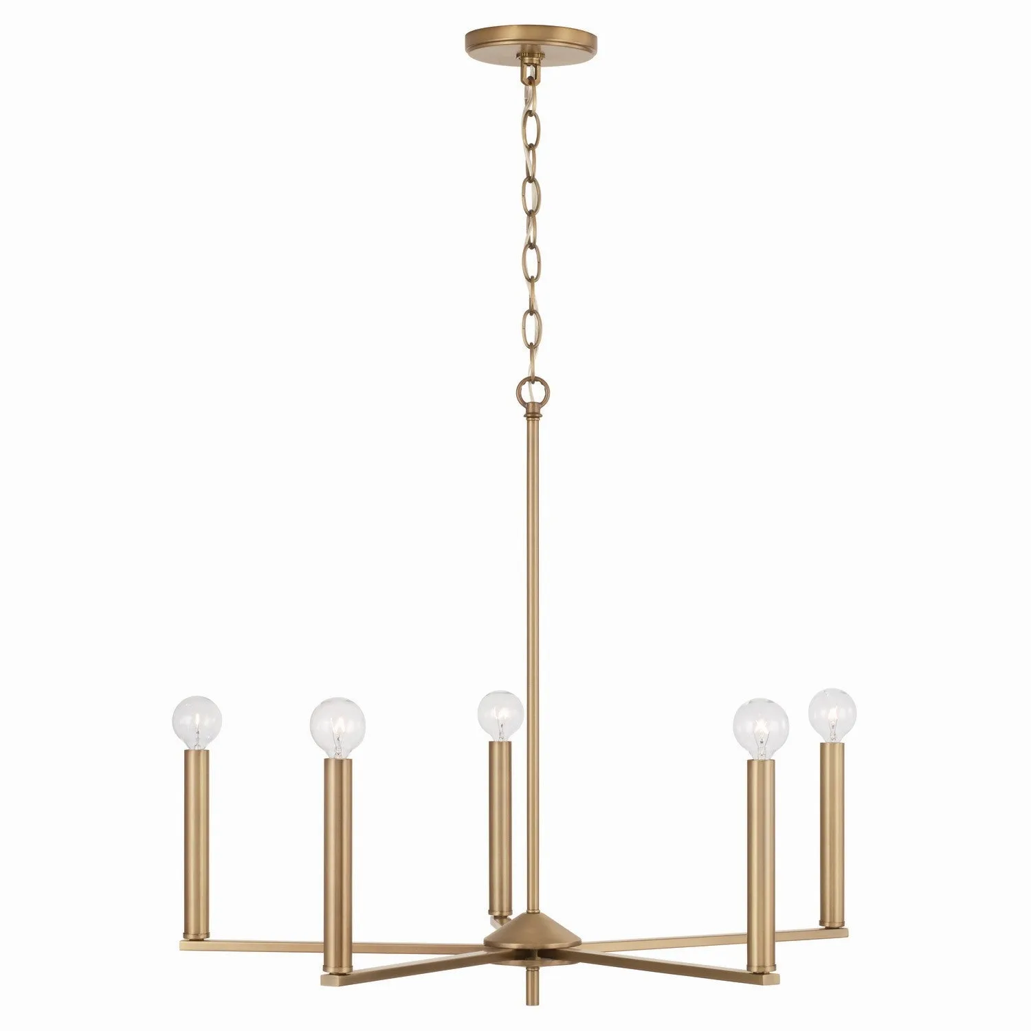 Capital Portman 448651AD Chandelier Light - Aged Brass Unique Chandeliers budget price