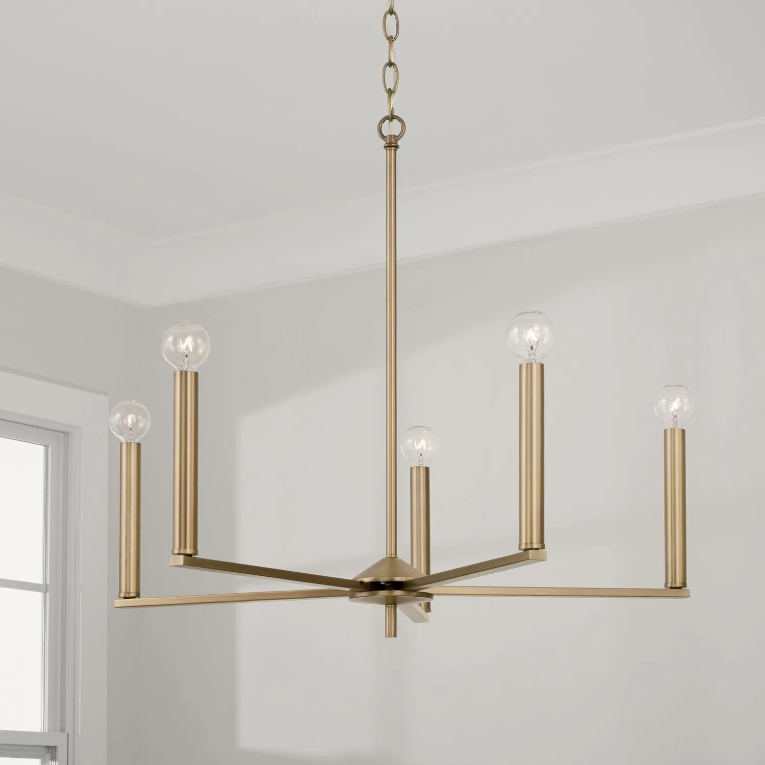 Capital Portman 448651AD Chandelier Light - Aged Brass Unique Chandeliers budget price