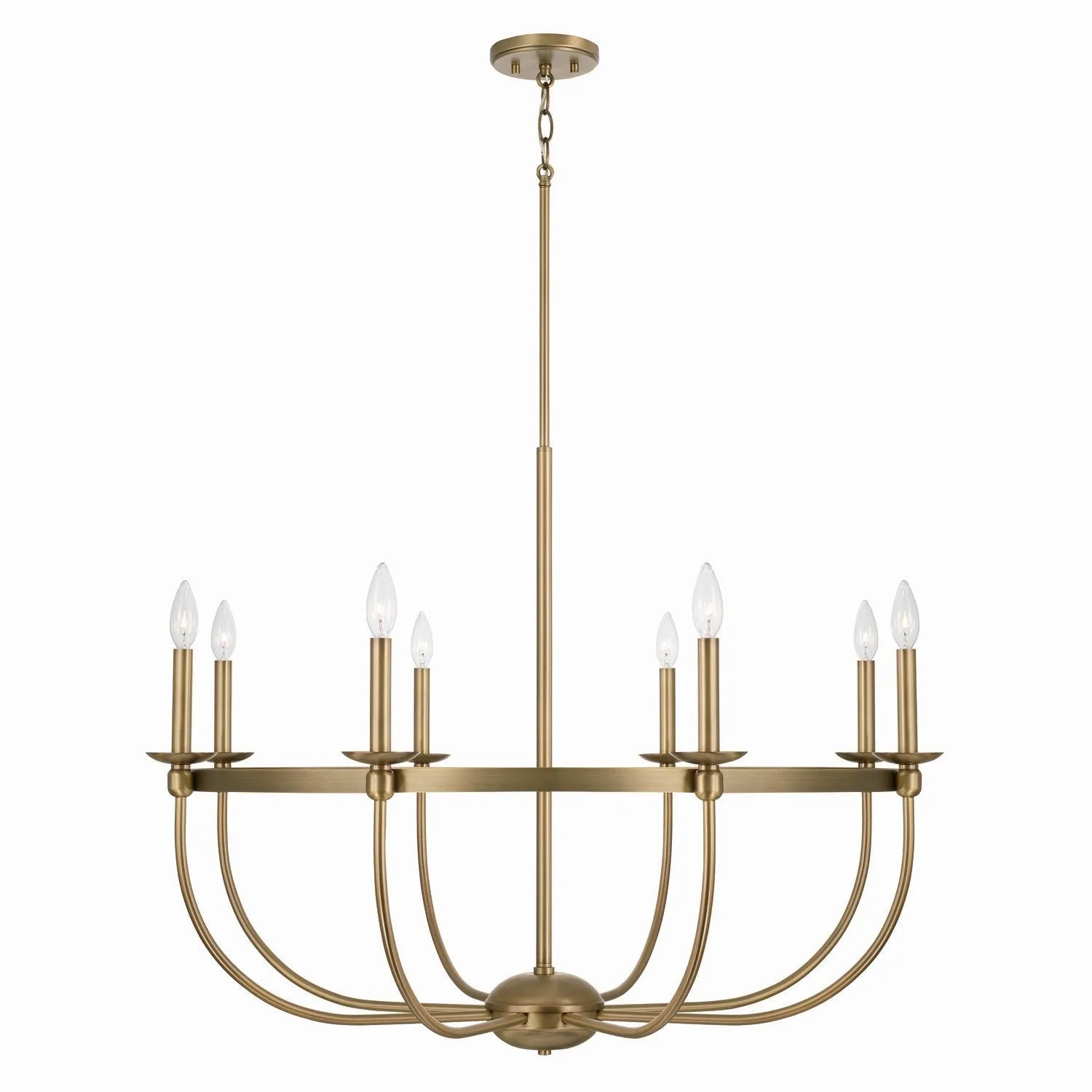 Capital Rylann 425181AD Chandelier Light - Aged Brass Chandeliers Lighting One of the most popular