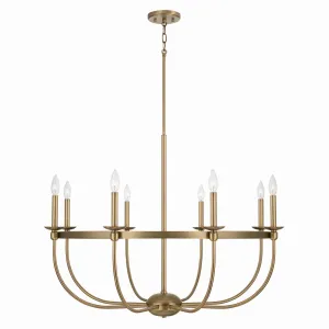 Capital Rylann 425181AD Chandelier Light - Aged Brass Chandeliers Lighting One of the most popular
