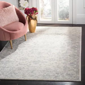 Carnegie Machine Made Area Rug, Cream / Light Grey Traditional Style Easy Care Area Rugs weekend promo
