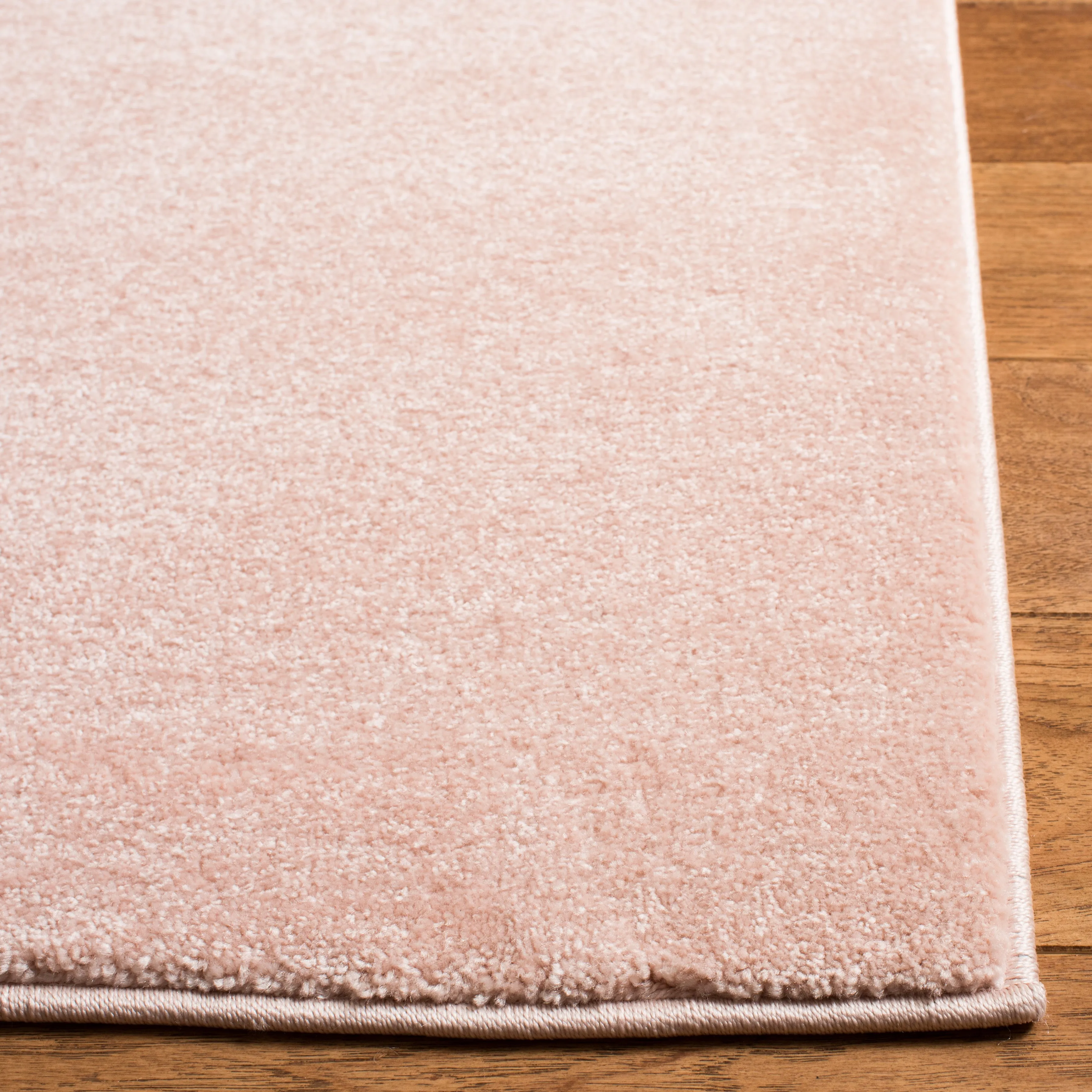 Carousel Kids Machine Made Area Rug, Pink / Ivory Kids Style Easy Care