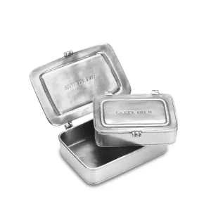 'Carpe Diem' Box Small Jewelry Trays Organizer Pack