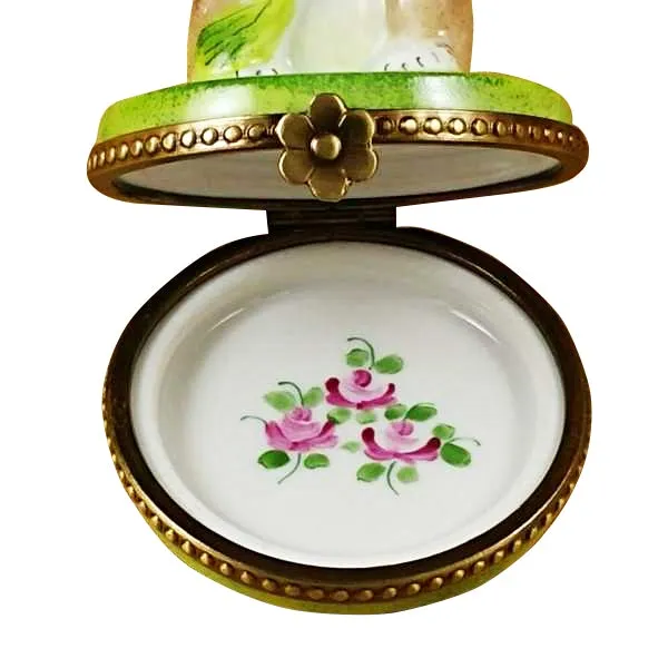 Carrot-Nibbling Rabbit Limoges Limoges Boxes collectors shop