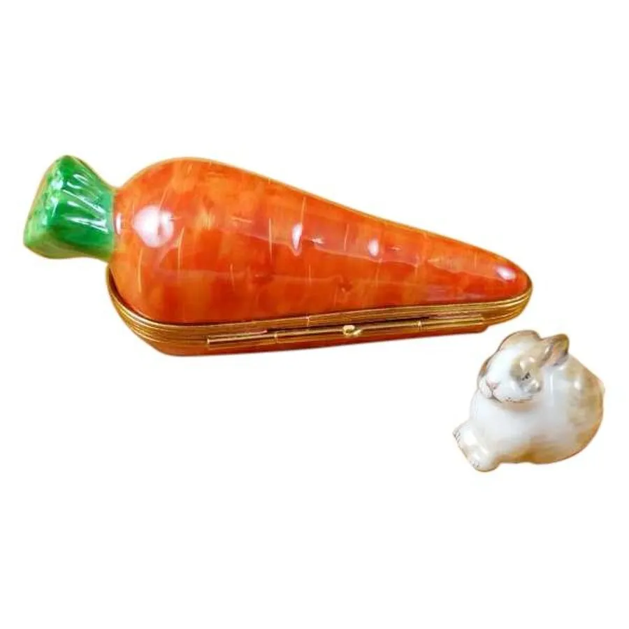 Carrot with Rabbit Limoges Limoges Boxes collectors shop