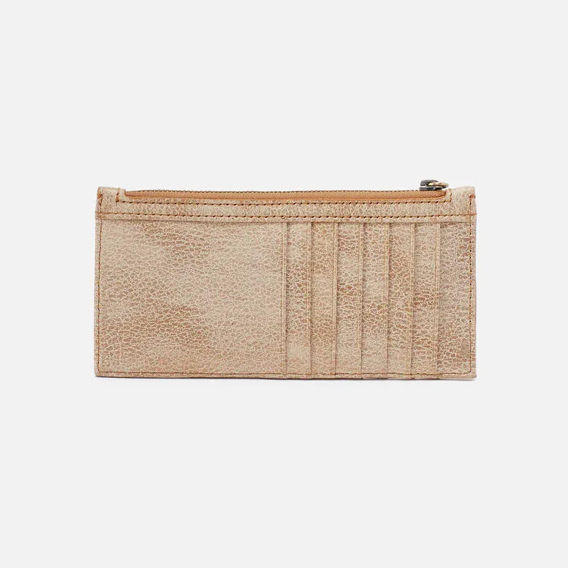 Carte Card Case Metallic Leather Gold Leaf