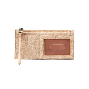 Carte Card Case Metallic Leather Gold Leaf
