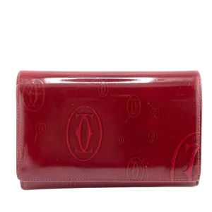 Cartier Happy Birthday Leather Wallet (Bi-Fold) (Pre-Owned)