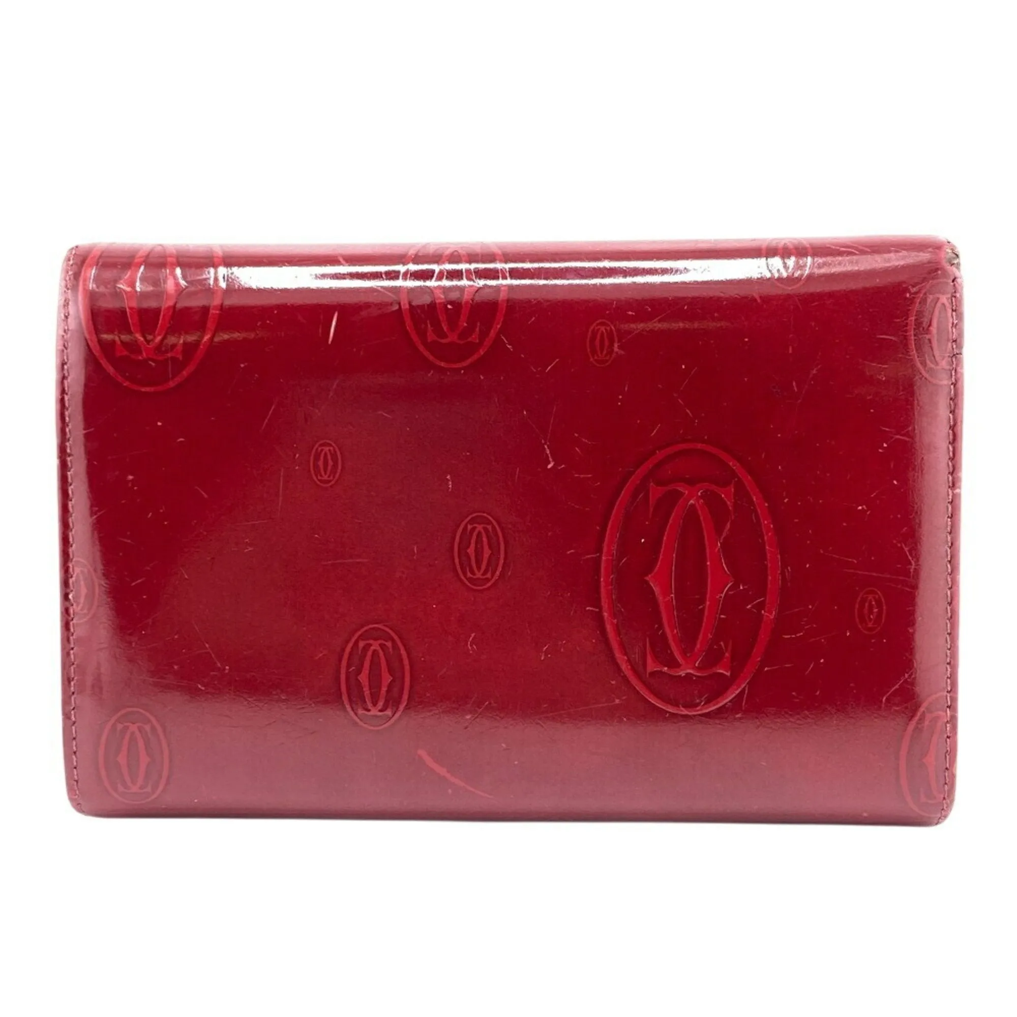 Cartier Happy Birthday Leather Wallet (Bi-Fold) (Pre-Owned)